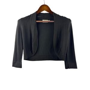 Women’s Eliza J Small Black Cropped Sweater